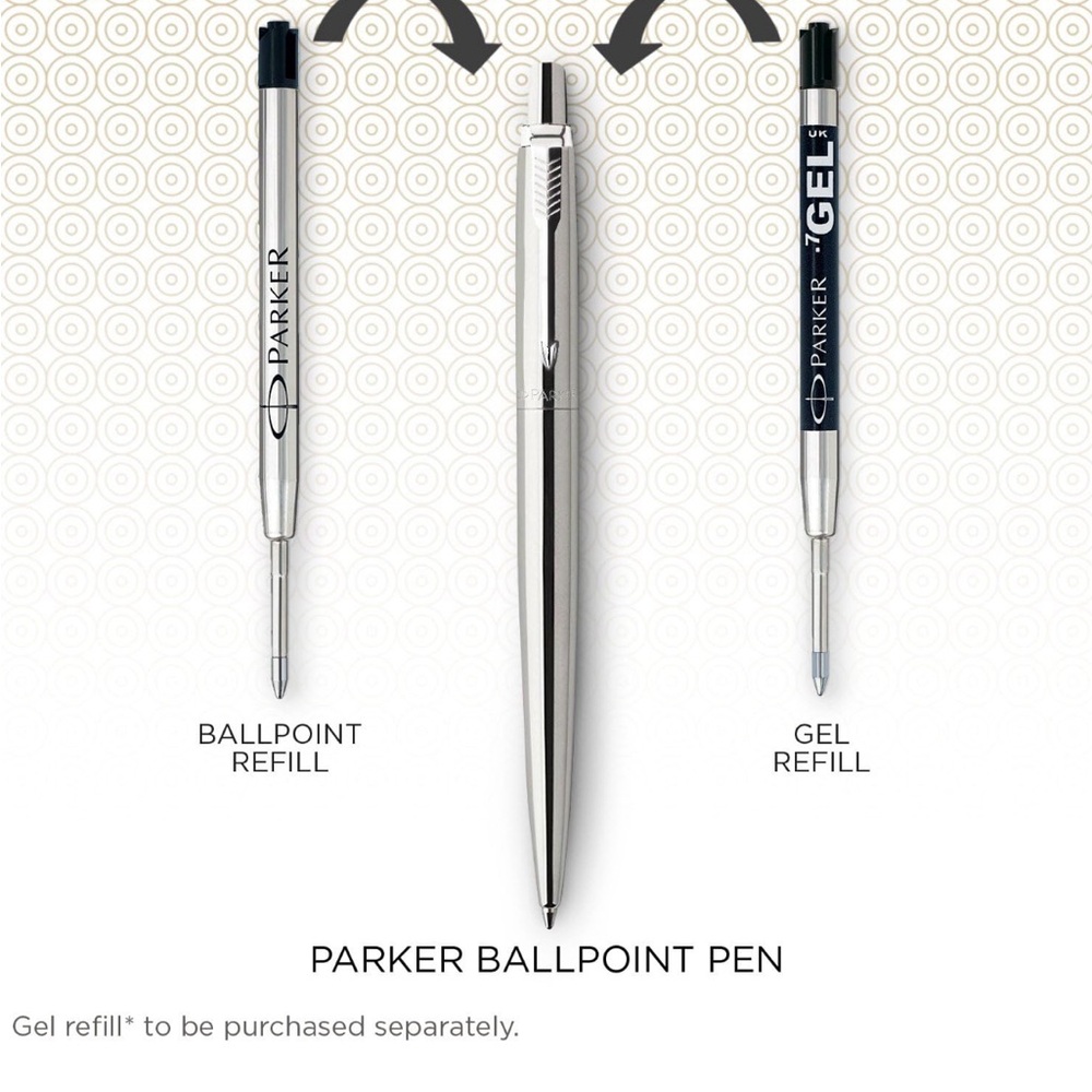 COPY - COPY - Parker Jotter Ballpoint Pen w/ Company Logo -Stainless Steel/Blue… - Picture 5 of 13